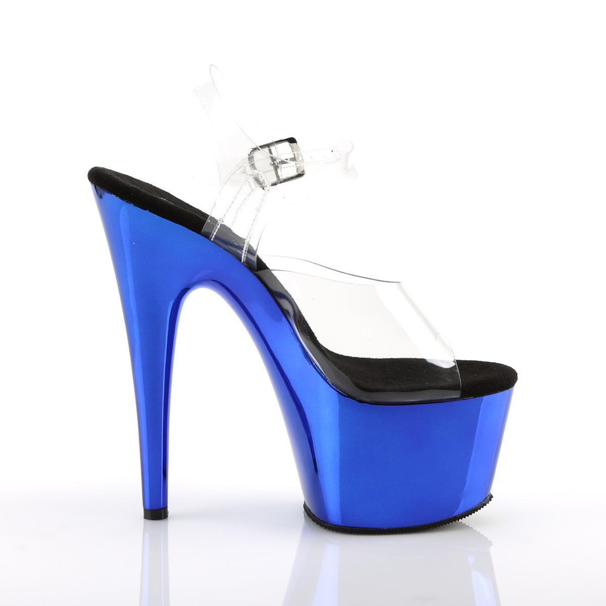 Pleaser Sandali da donna ADORE-708 ClR / Blue Chrome