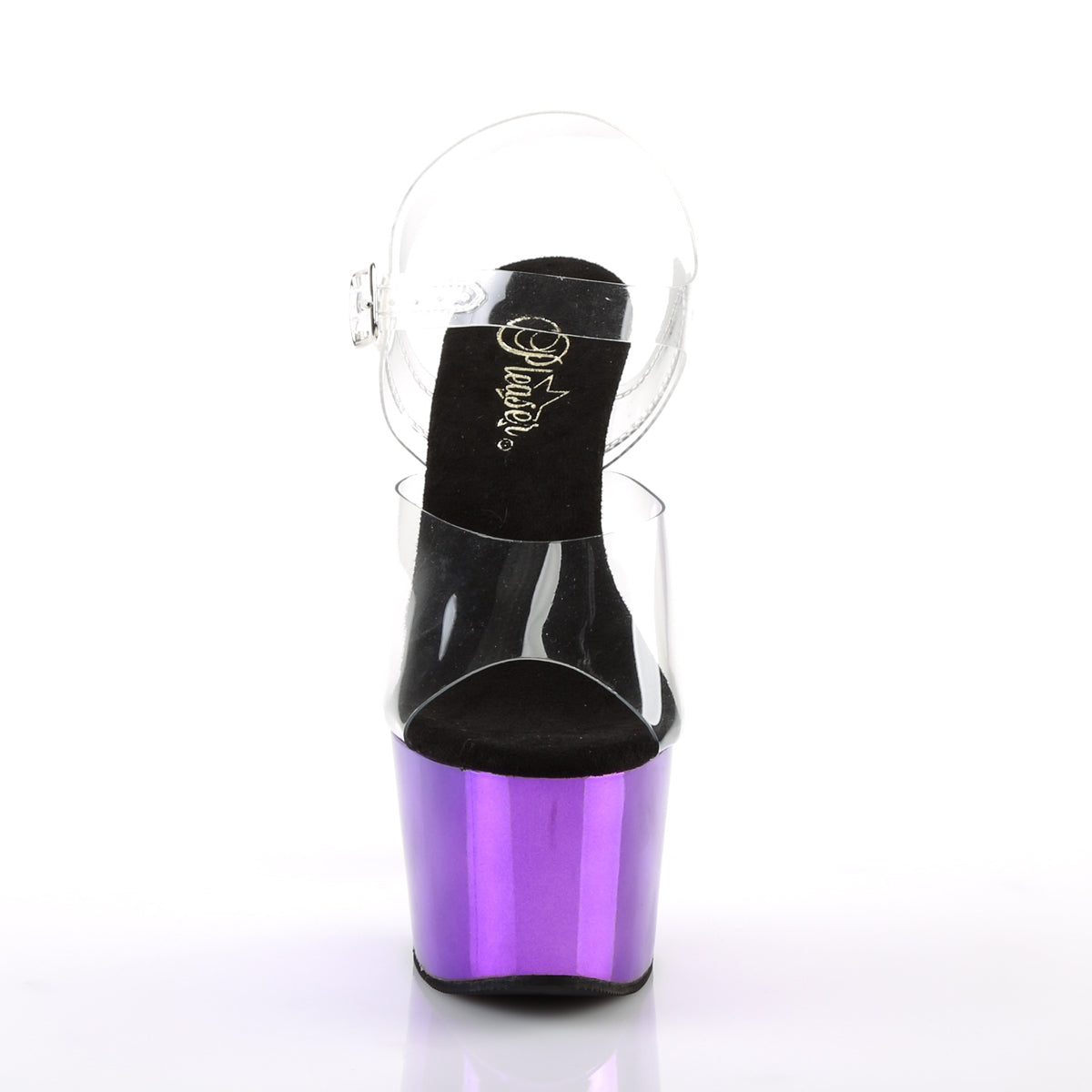 Pleaser Sandali da donna ADORE-708 CLR / Purple Chrome