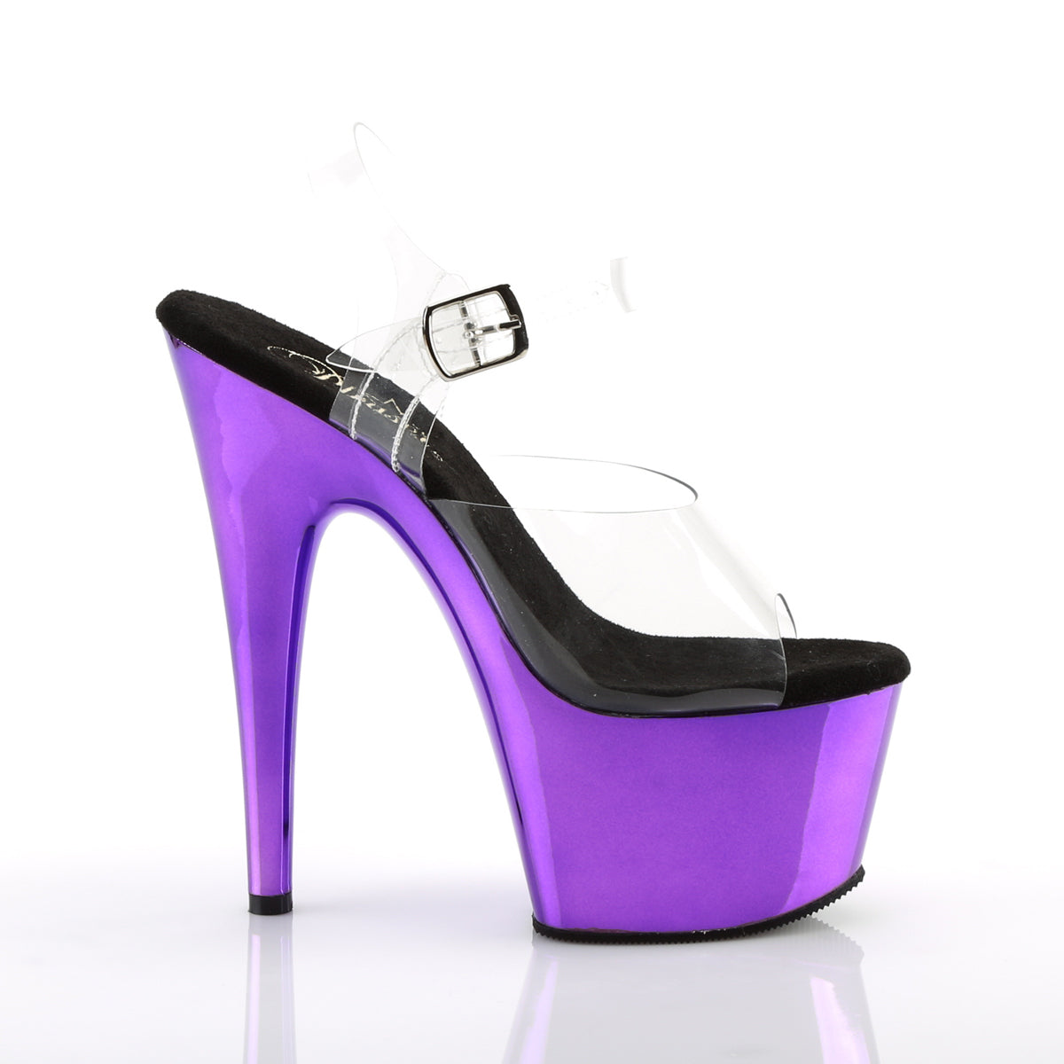 Pleaser Sandali da donna ADORE-708 CLR / Purple Chrome