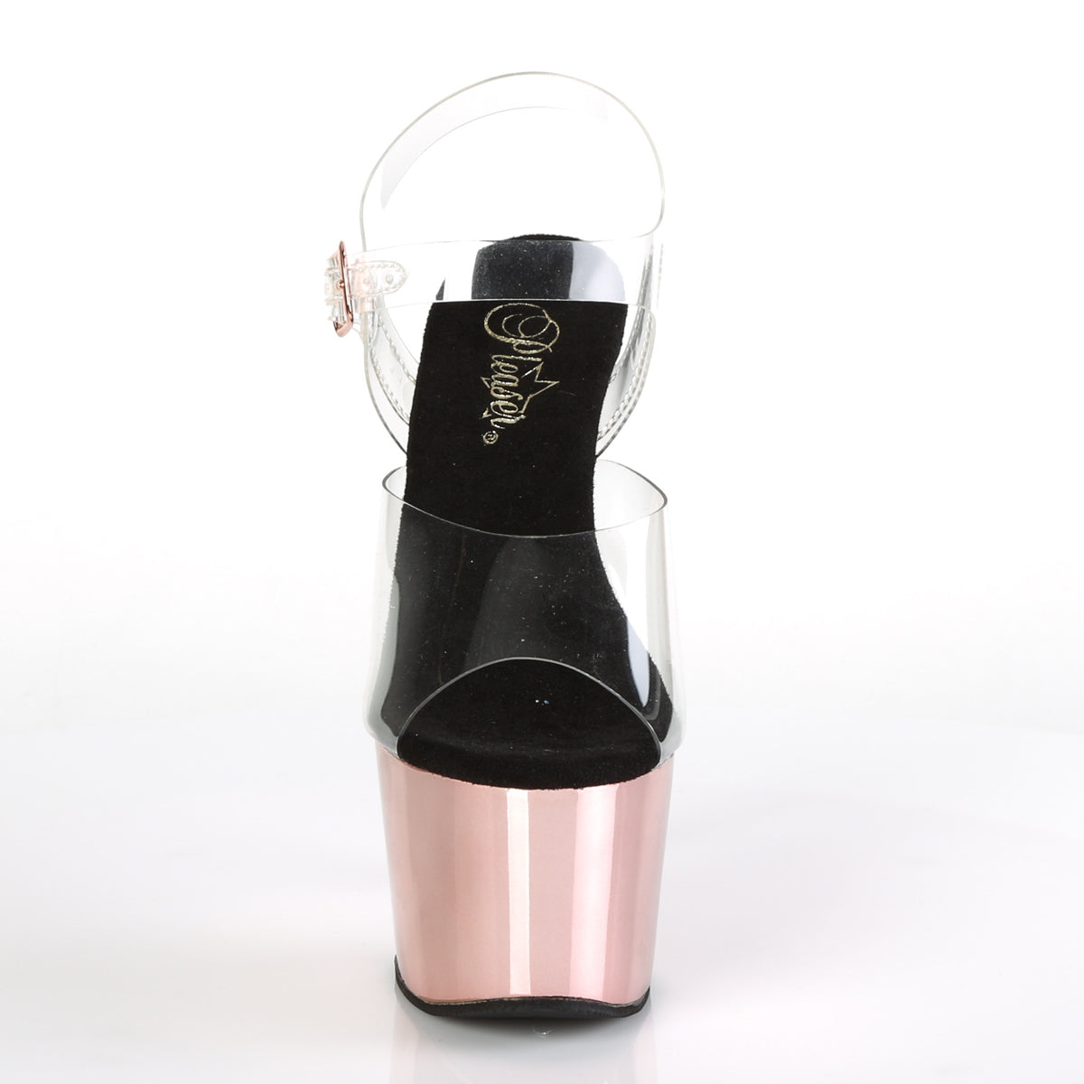Pleaser Sandali da donna ADORE-708 CLR / oro rosa cromato