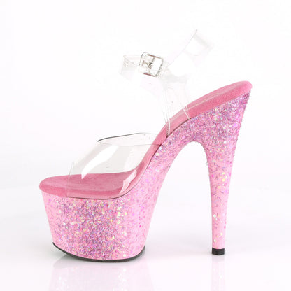 Pleaser Sandali da donna ADORE-708CF CLR / Coriandoli rosa