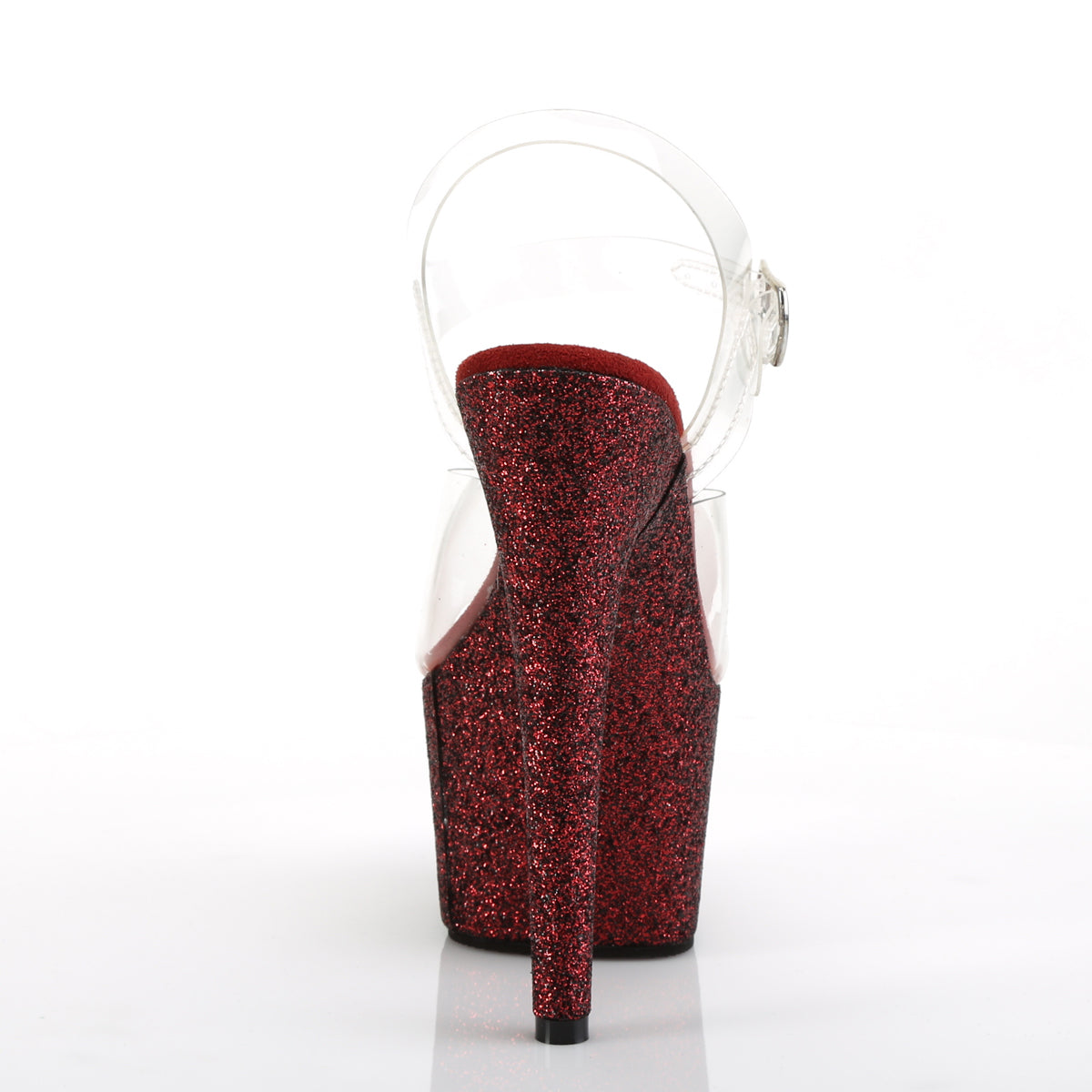 Pleaser Sandali da donna ADORE-708HMG CLR / Borgogna multi glitter