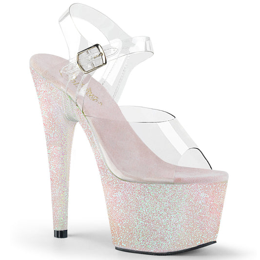 Pleaser Sandali da donna ADORE-708HMG CLR / Opal Multitter