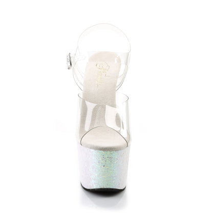 Pleaser Sandali da donna ADORE-708LG CLR / Opal Multitter