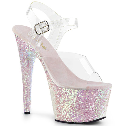 Pleaser Sandali da donna ADORE-708LG CLR / Opal Multitter