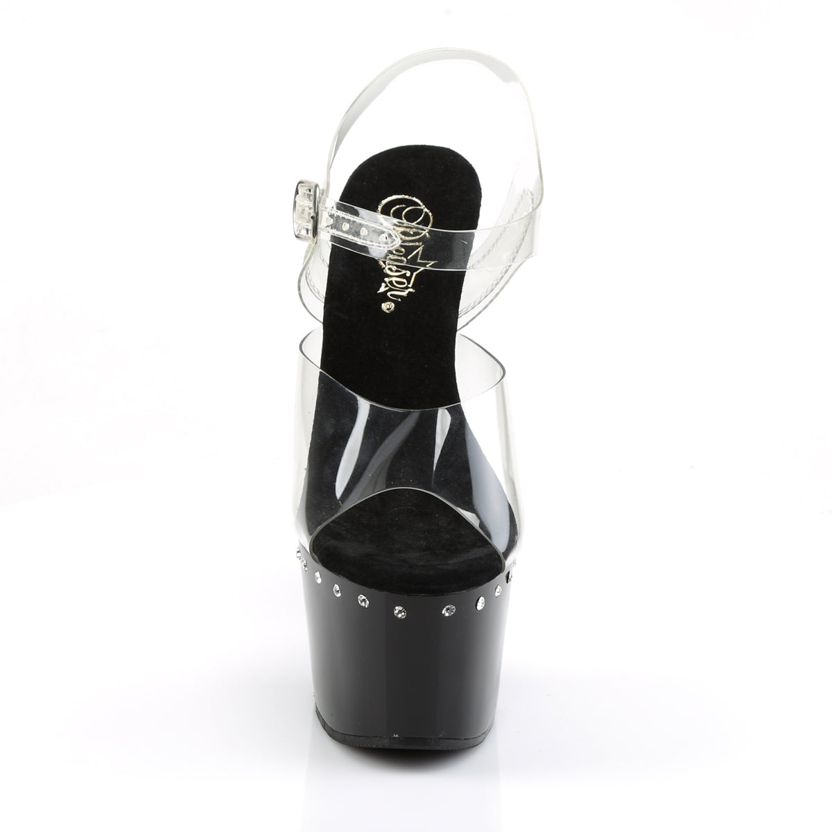 Pleaser Sandali da donna ADORE-708LS CLR / BLK