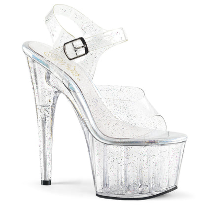 Pleaser Womens Sandals ADORE-708MMG Clr/Clr