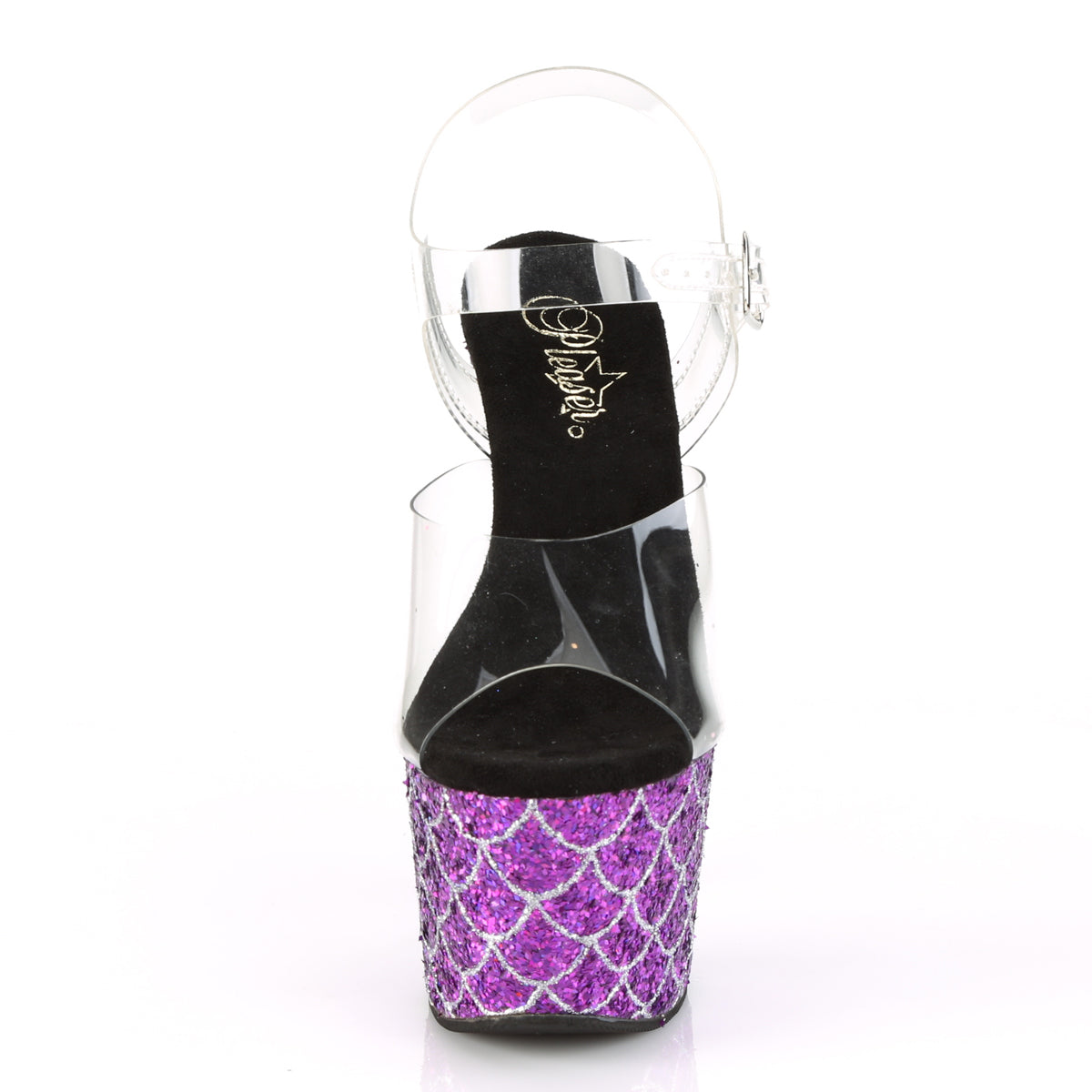 Pleaser Sandali da donna ADORE-708mslg CLR / viola multi glitter