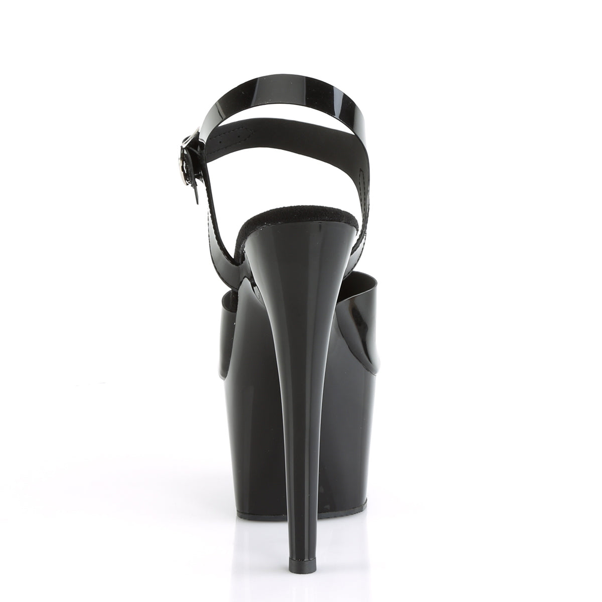 Pleaser Womens Sandals ADORE-708N Blk (Jelly-Like) TPU/Blk