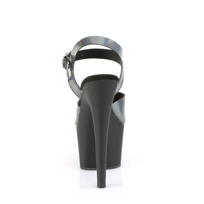 Pleaser Sandali da donna ADORE-708N-DT Pyter Hologram TPU / BLK Matte