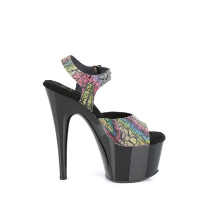 Pleaser  Sandali ADORE-708N-LTP Green-Purple TPU / BLK