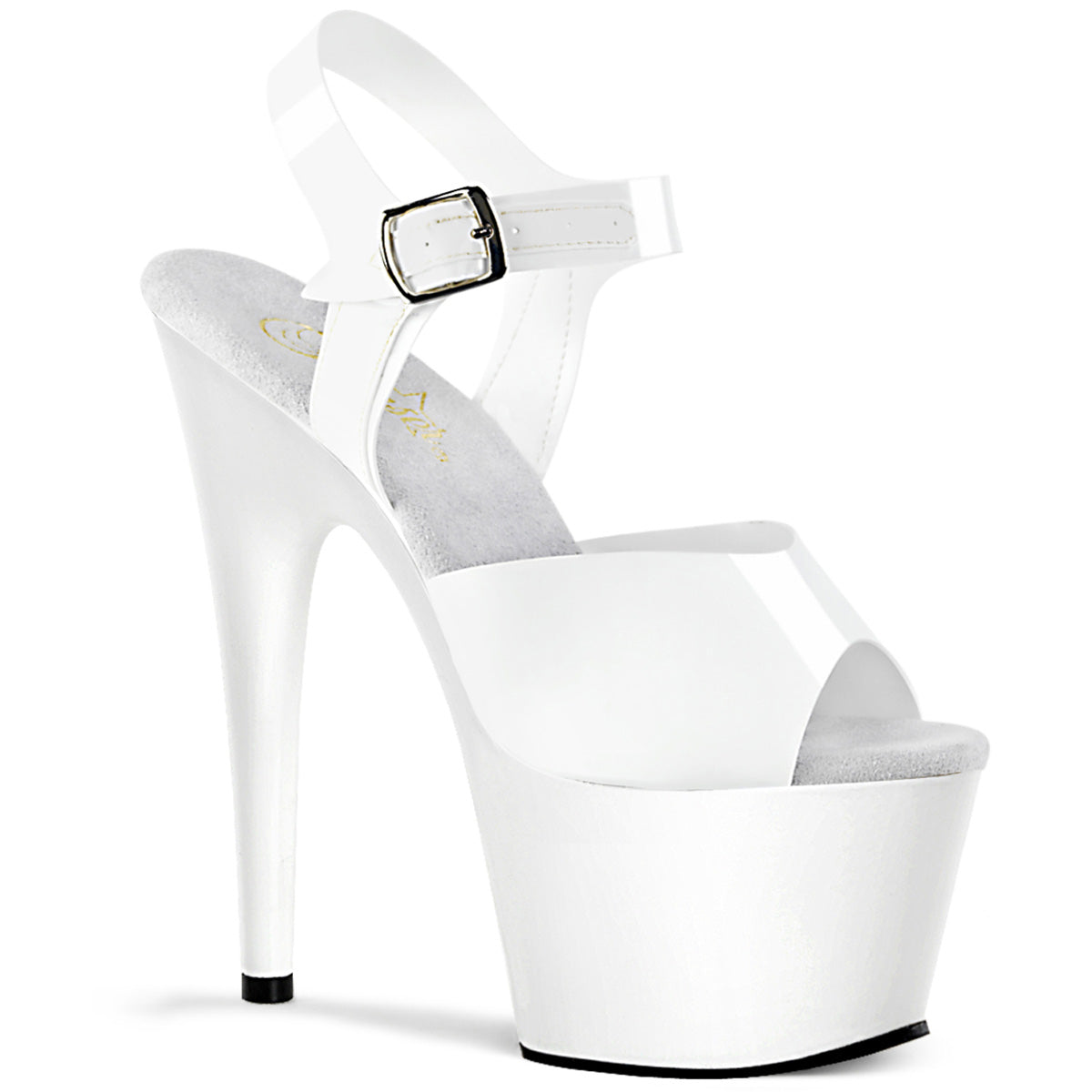 Pleaser Sandali da donna ADORE-708n wht (jelly-like) TPU / WHT