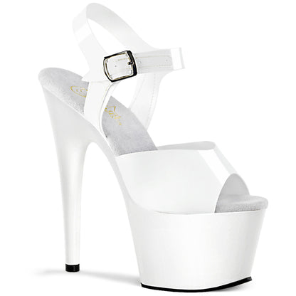 Pleaser Sandali da donna ADORE-708n wht (jelly-like) TPU / WHT