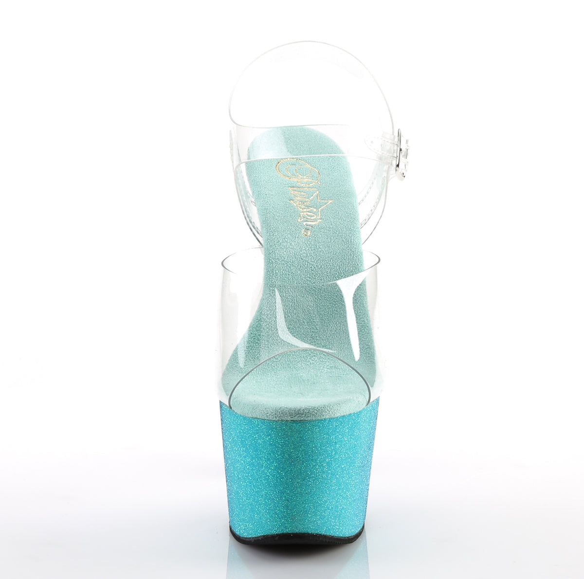 Pleaser Sandali da donna ADORE-708ombre CLR / Aqua-Blue Ombre