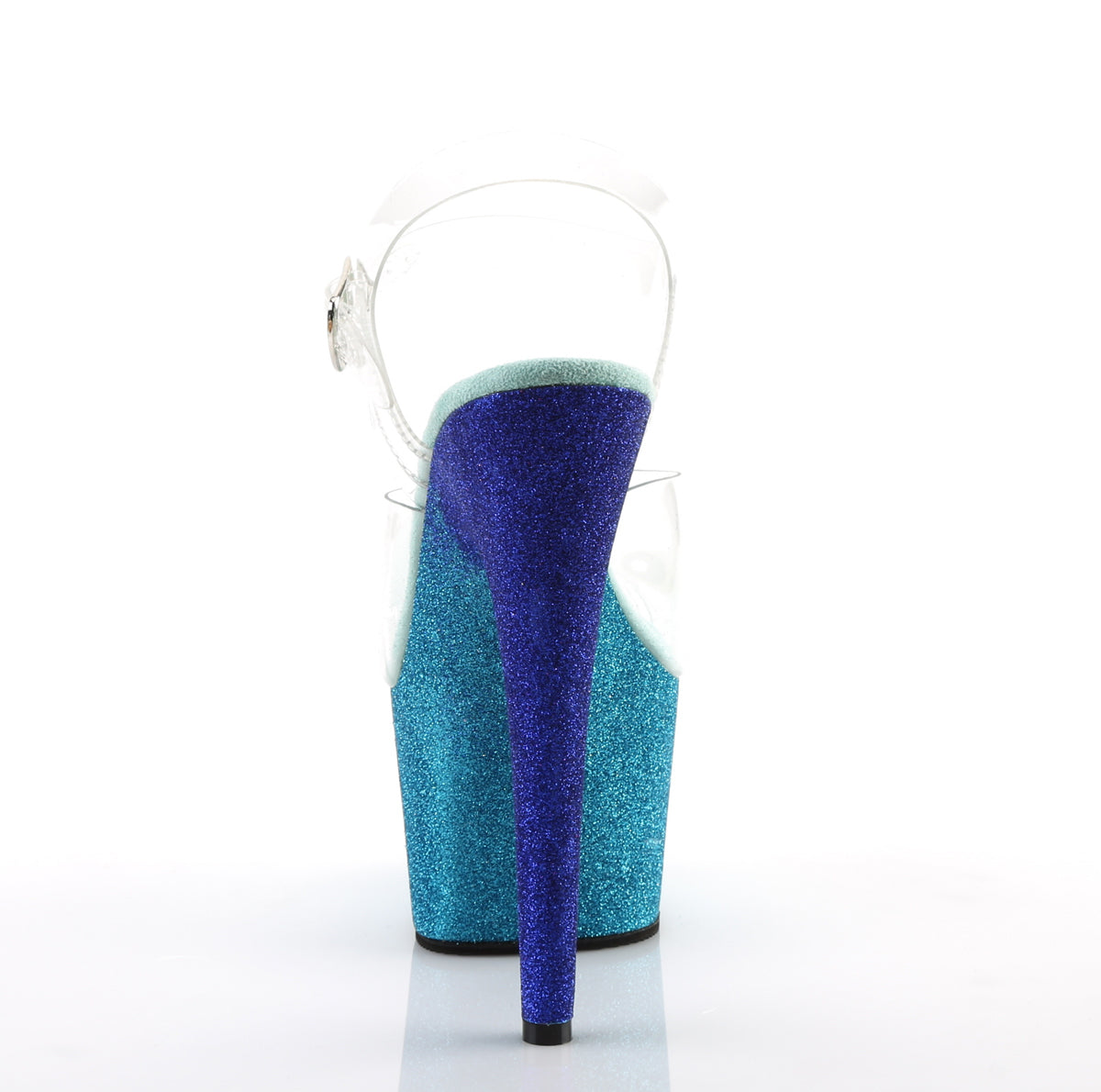 Pleaser Sandali da donna ADORE-708ombre CLR / Aqua-Blue Ombre