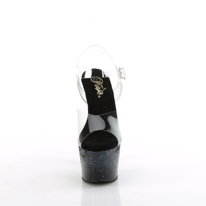 Pleaser   ADORE-708SS CLR/BLK Multitter