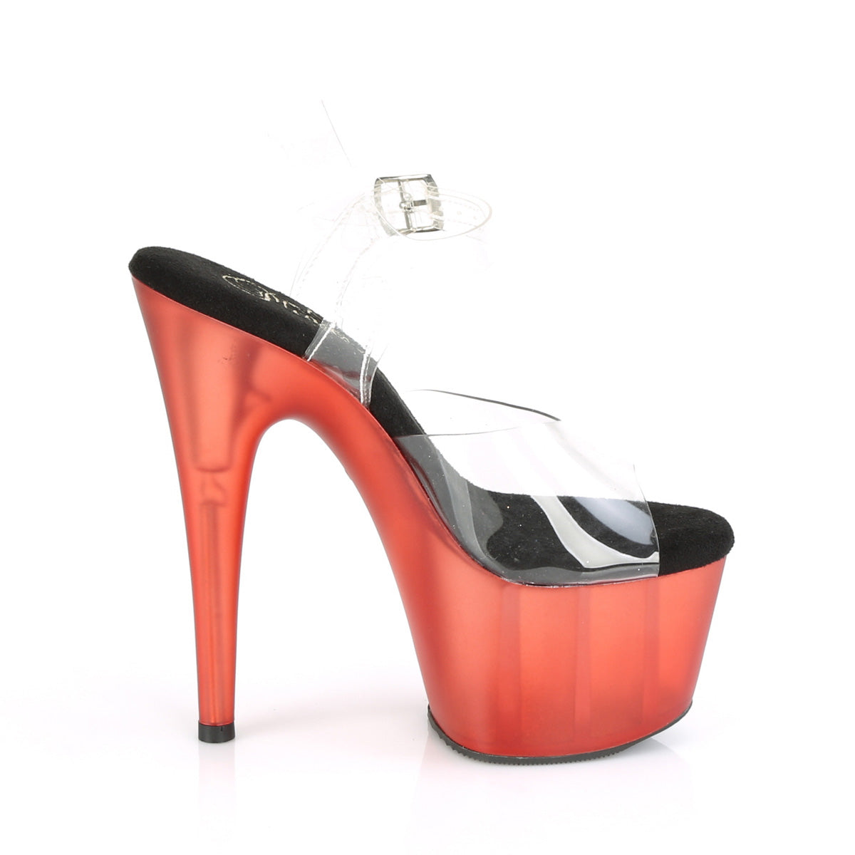 Pleaser Sandali da donna ADORE-708T CLR / rosso smerigliato