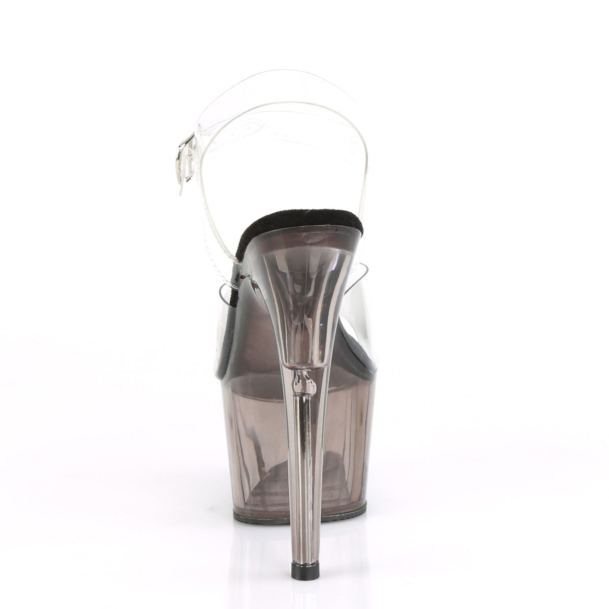 Pleaser Womens Sandals ADORE-708T Clr/Smoke Tinted