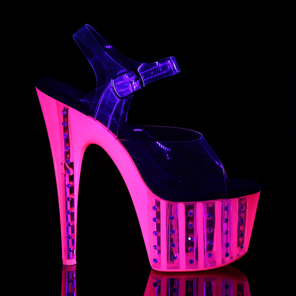 Pleaser Sandali da donna ADORE-708vlrs CLR / Neon H. rosa