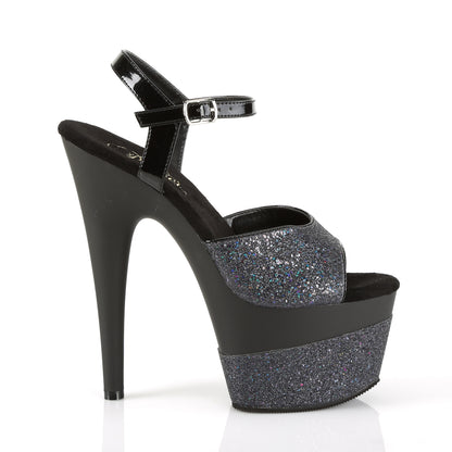 Pleaser Sandali da donna ADORE-709-2G BLK multi glitter / blk multi glitter