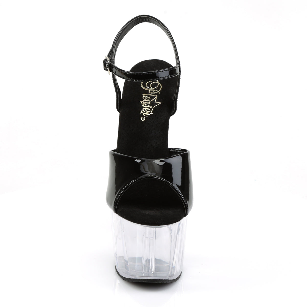 Pleaser Sandali da donna ADORE-709 BLK PAT / CLR