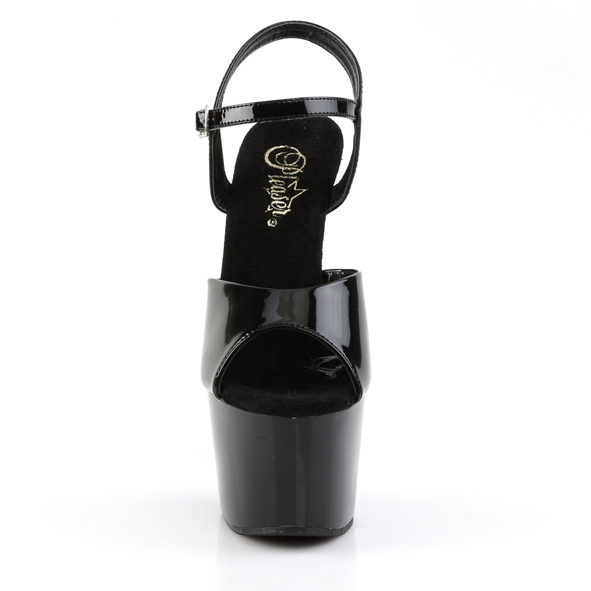 Pleaser Sandali da donna ADORE-709 BLK PAT / BLK