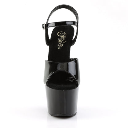Pleaser Sandali da donna ADORE-709 BLK PAT / BLK