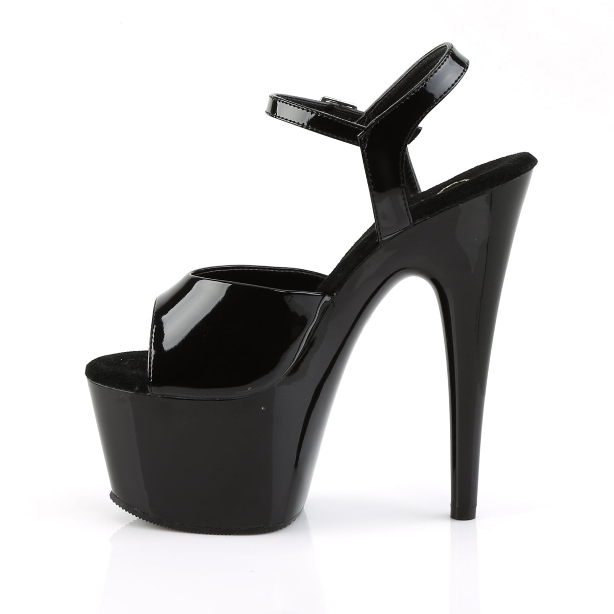 Pleaser Sandali da donna ADORE-709 BLK PAT / BLK