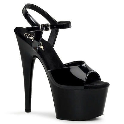 Pleaser Sandali da donna ADORE-709 BLK PAT / BLK
