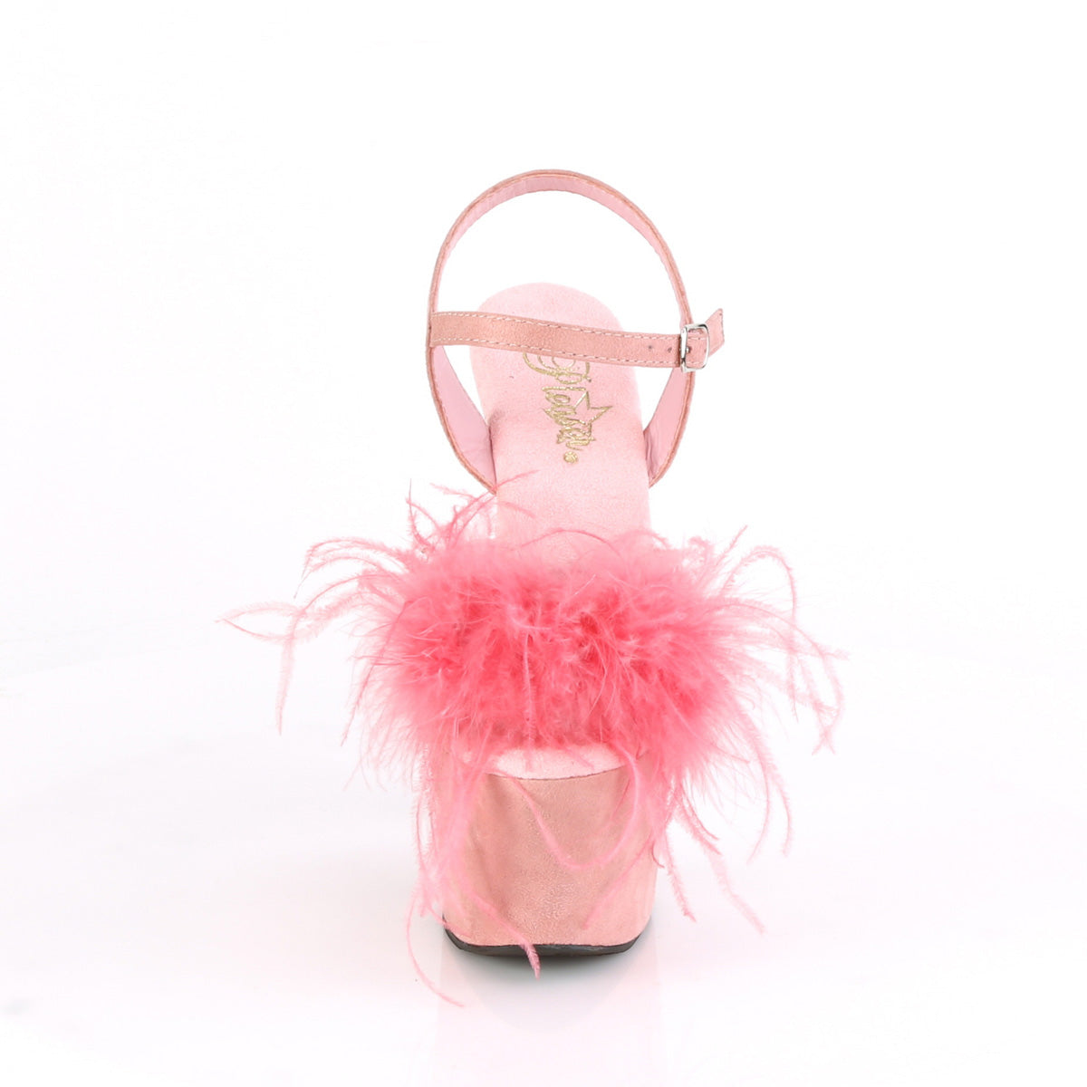 Pleaser Sandali da donna ADORE-709f B. rosa f.suede-piuma / b. Rosa f.suede.