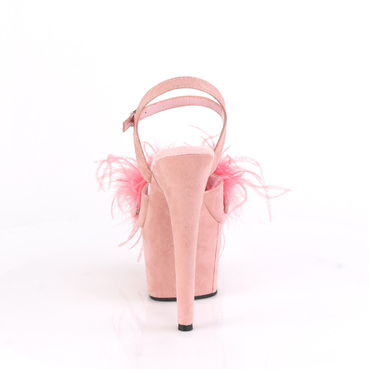 Pleaser Sandali da donna ADORE-709f B. rosa f.suede-piuma / b. Rosa f.suede.