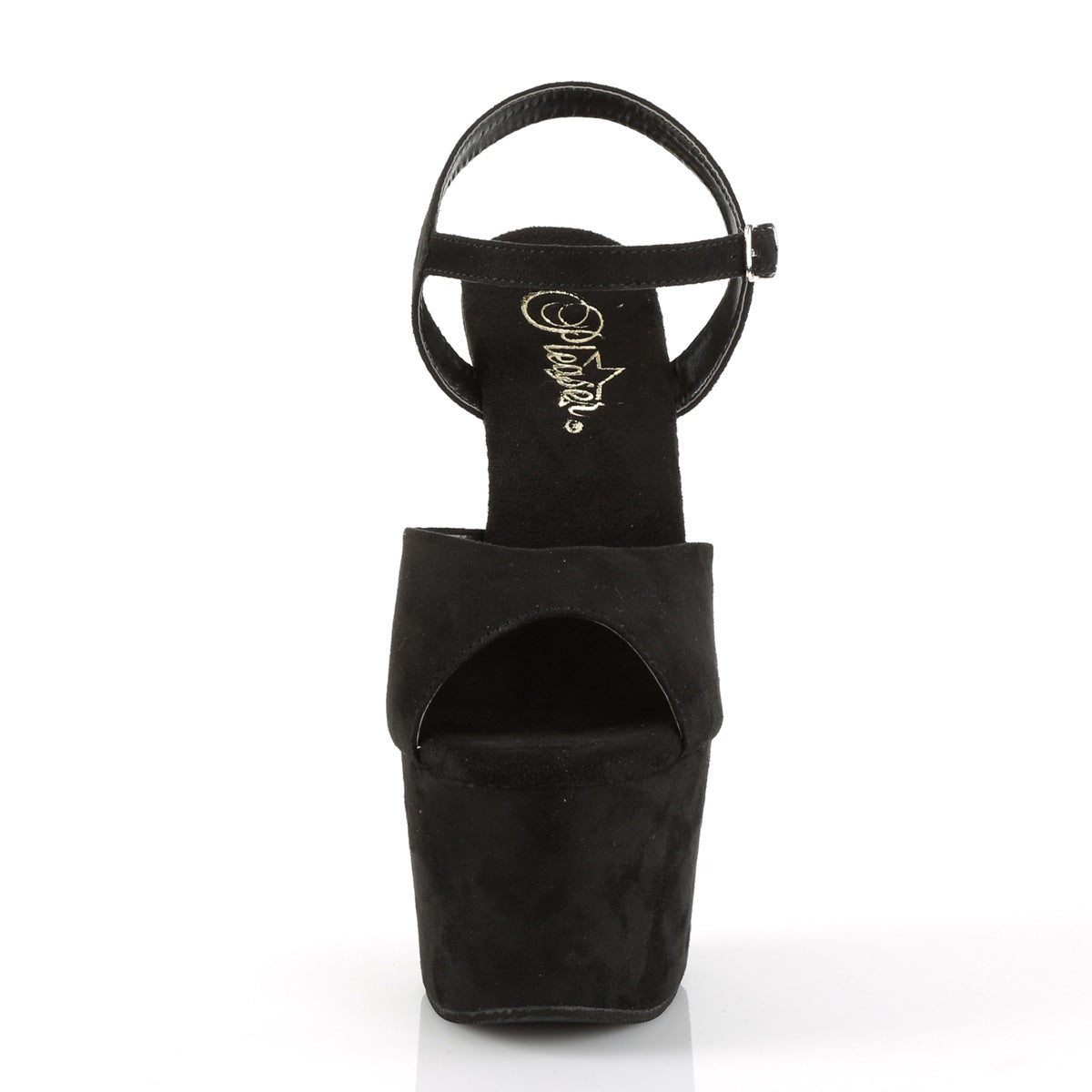 Pleaser Sandali da donna ADORE-709FS BLK FAUX SOMEDE / BLK Faux Suede Suede