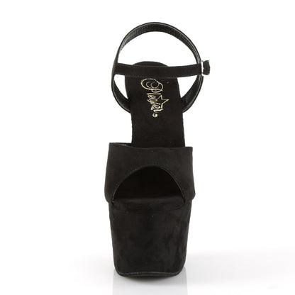 Pleaser Sandali da donna ADORE-709FS BLK FAUX SOMEDE / BLK Faux Suede Suede