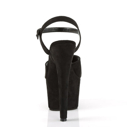 Pleaser Sandali da donna ADORE-709FS BLK FAUX SOMEDE / BLK Faux Suede Suede
