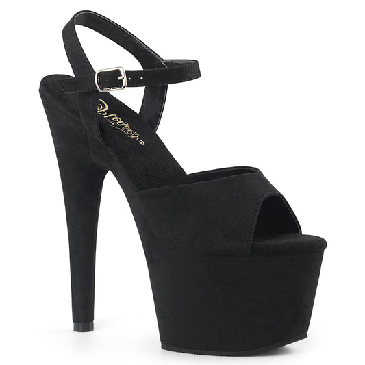 Pleaser Sandali da donna ADORE-709FS BLK FAUX SOMEDE / BLK Faux Suede Suede
