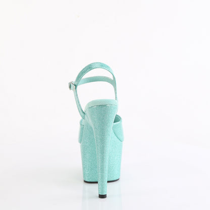 Pleaser   ADORE-709GP Aqua Glitter pat/m
