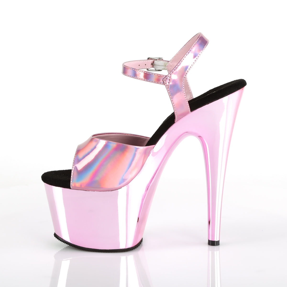 Pleaser Sandali da donna ADORE-709HGCH B. Ologramma rosa / b. Cromo rosa