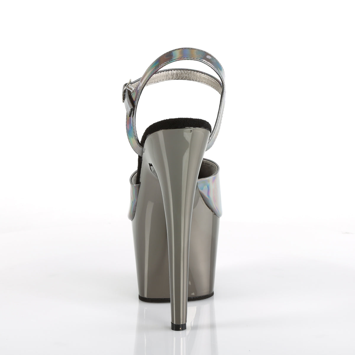Pleaser Sandali da donna ADORE-709HGCH Pelwter Hologram / Peltro Chrome