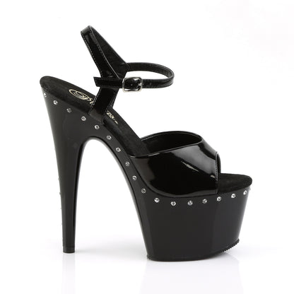 Pleaser Womens Sandals ADORE-709LS Blk/Blk