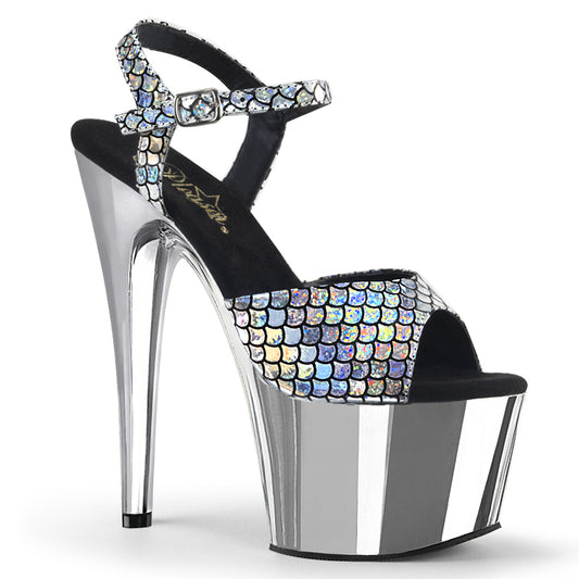 Pleaser Sandali da donna ADORE-709MSC SLV Hologram / SLV Chrome