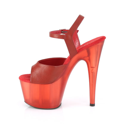 Pleaser Sandali da donna ADORE-709T in ecopelle rossi / rosso smerigliato