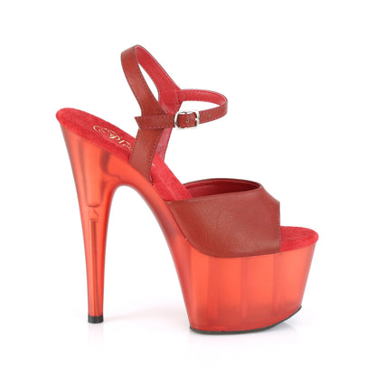 Pleaser Sandali da donna ADORE-709T in ecopelle rossi / rosso smerigliato
