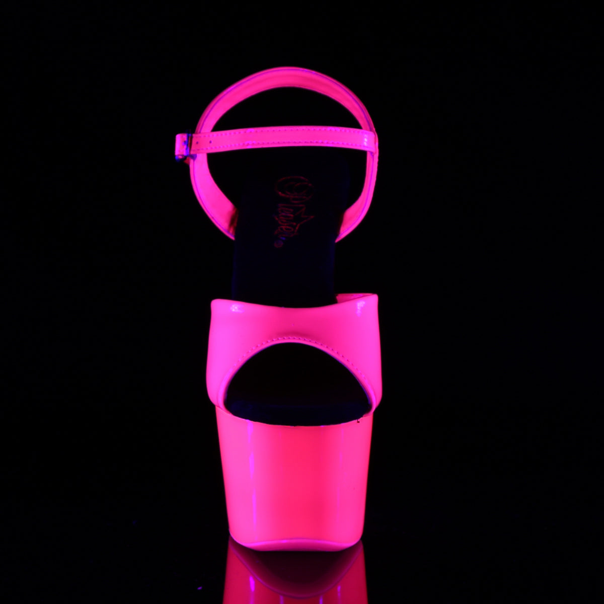 Pleaser Sandali da donna ADORE-709UV neon h. rosa pat / neon h. rosa