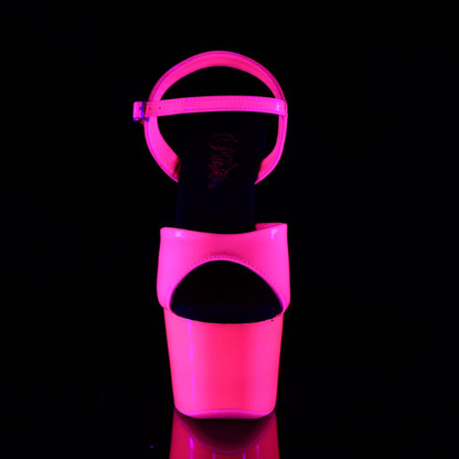 Pleaser Sandali da donna ADORE-709UV neon h. rosa pat / neon h. rosa