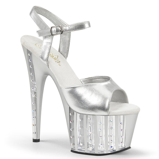 Pleaser Sandali da donna ADORE-709VLRS SLV PU / SLV
