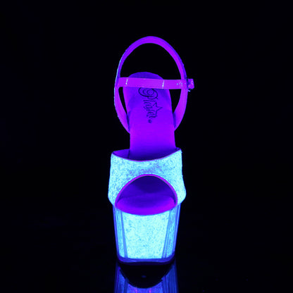 Pleaser Sandali da donna ADORE-710UVG Neon Opal Glitter / Neon Opal Glitter