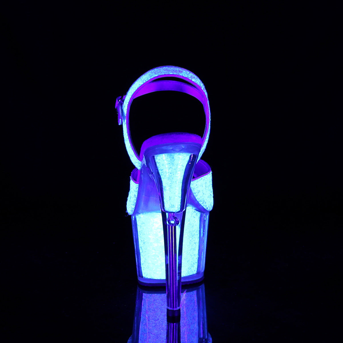 Pleaser Sandali da donna ADORE-710UVG Neon Opal Glitter / Neon Opal Glitter