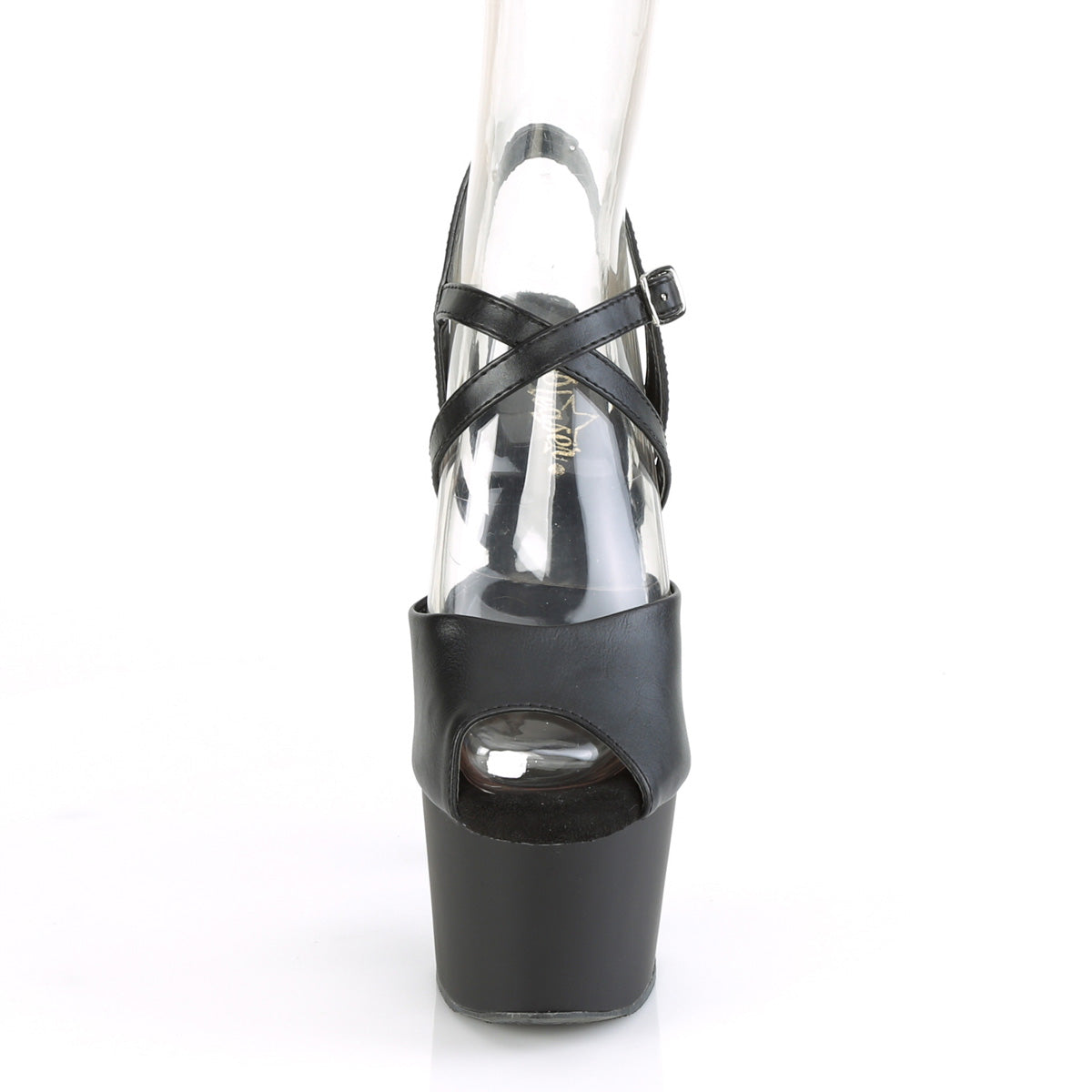 Pleaser Sandali da donna ADORE-724 Blk in ecopelle / BLK opaco