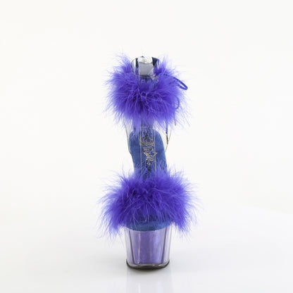 Pleaser   ADORE-724F Clr-Royal Blue Fur/M