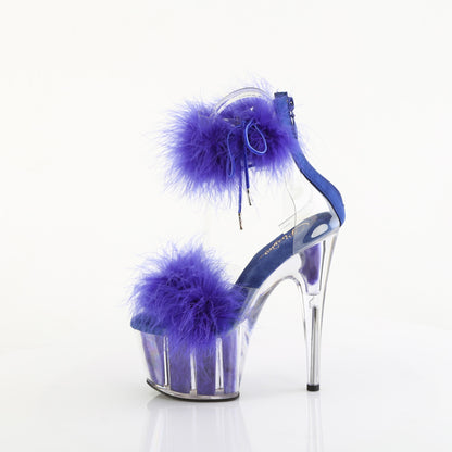 Pleaser   ADORE-724f pelliccia blu clr-royal/m
